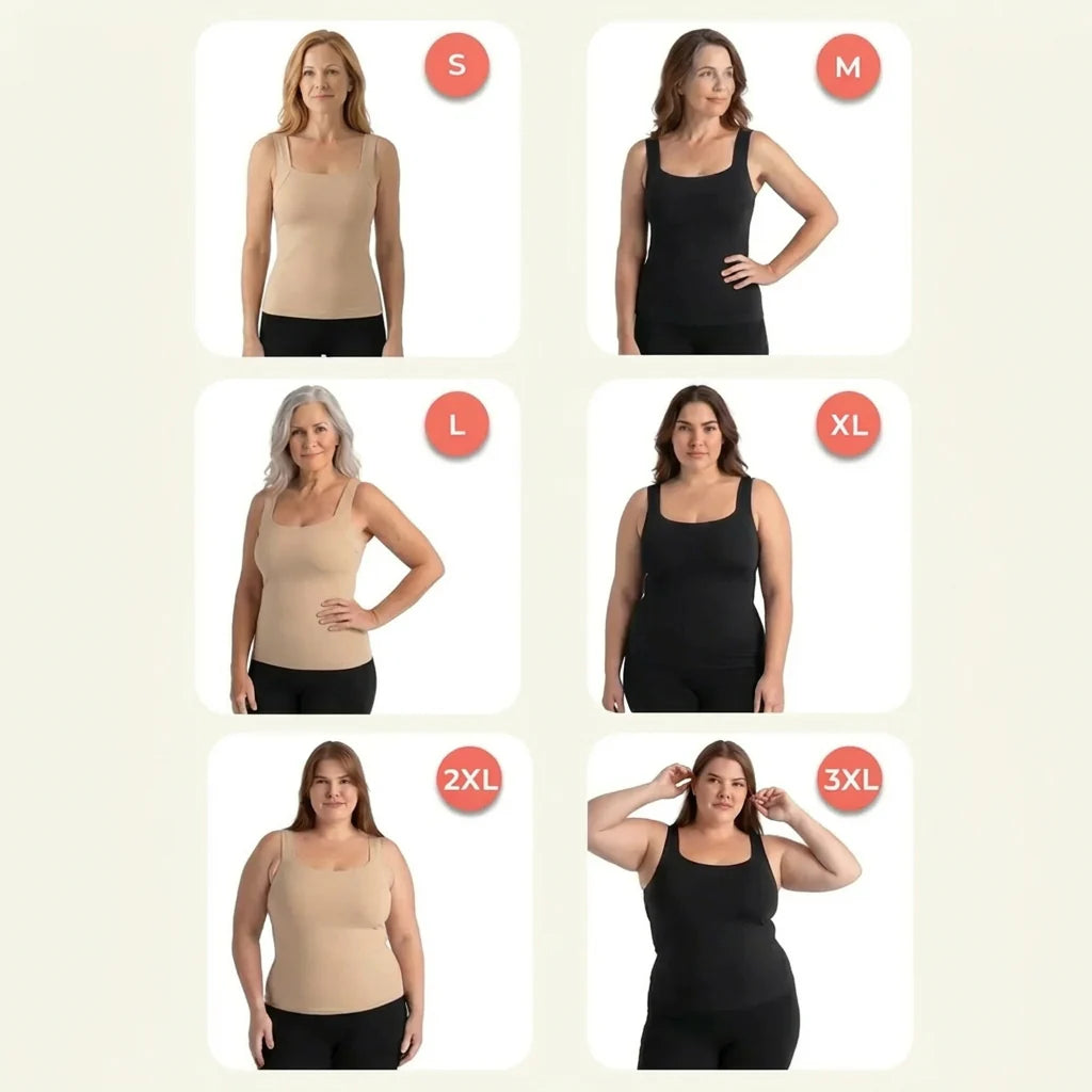 Débardeur confort à soutien-gorge intégré